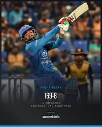 Exciting Encounter: Afghanistan vs Sri Lanka Cricket Match