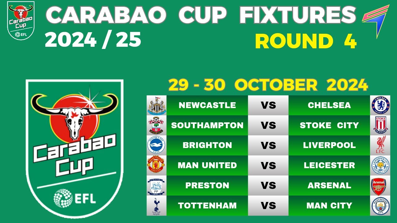 carabao cup fixtures