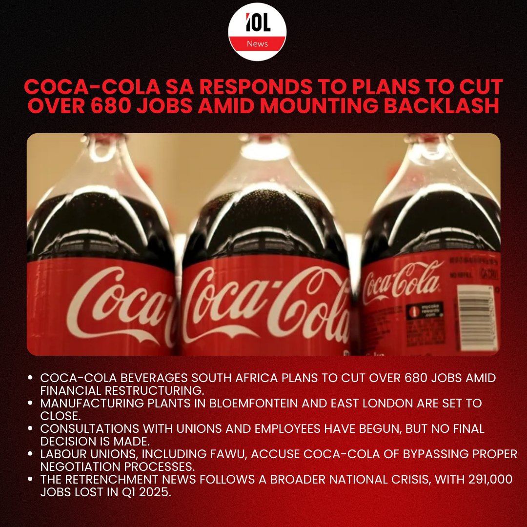 Coca Cola Job Cuts in South Africa: What You Need to Know