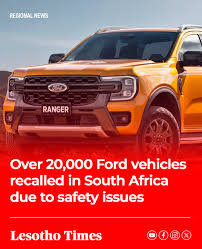 Important Update: Ford Ranger Recall in South Africa