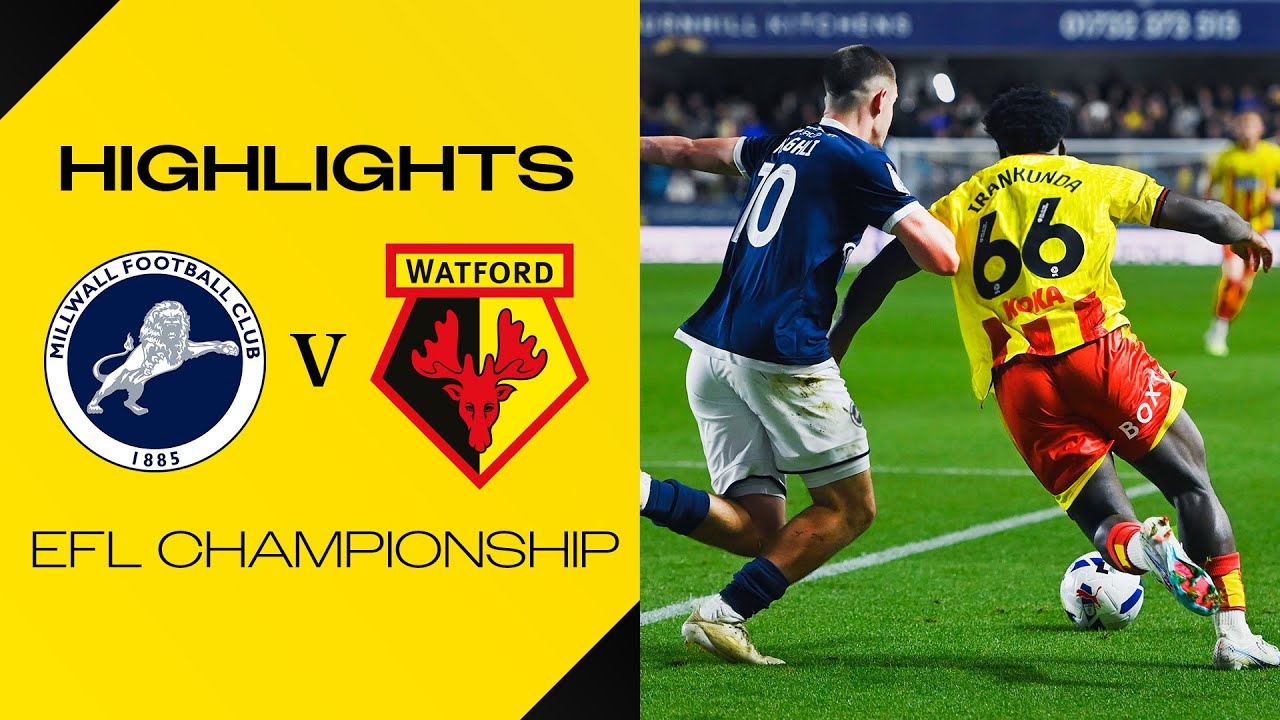 Millwall vs Watford: Clash of the Championship Rivals