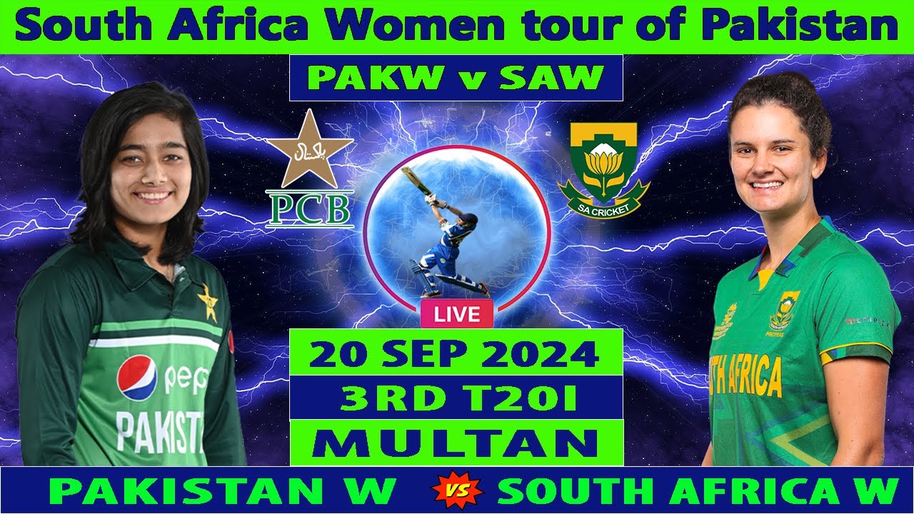 SA-W vs PAKW: A Thrilling Cricket Encounter