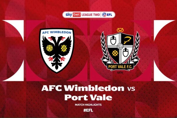afc wimbledon vs port vale