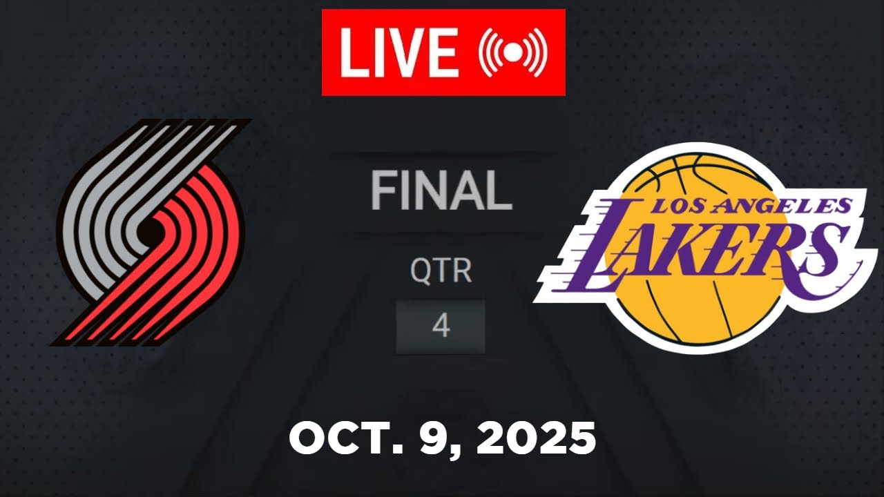 lakers vs trail blazers 9