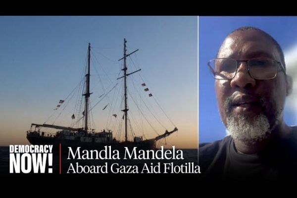 Nelson Mandela’s Grandson Leads Flotilla for Peace
