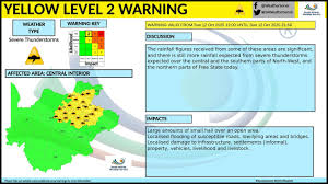 Severe Weather Warning for North West Free State image 1
