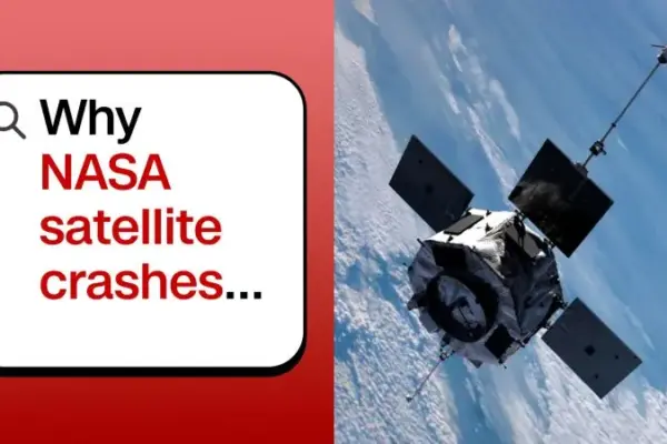 nasa satellite crashing — ZA news