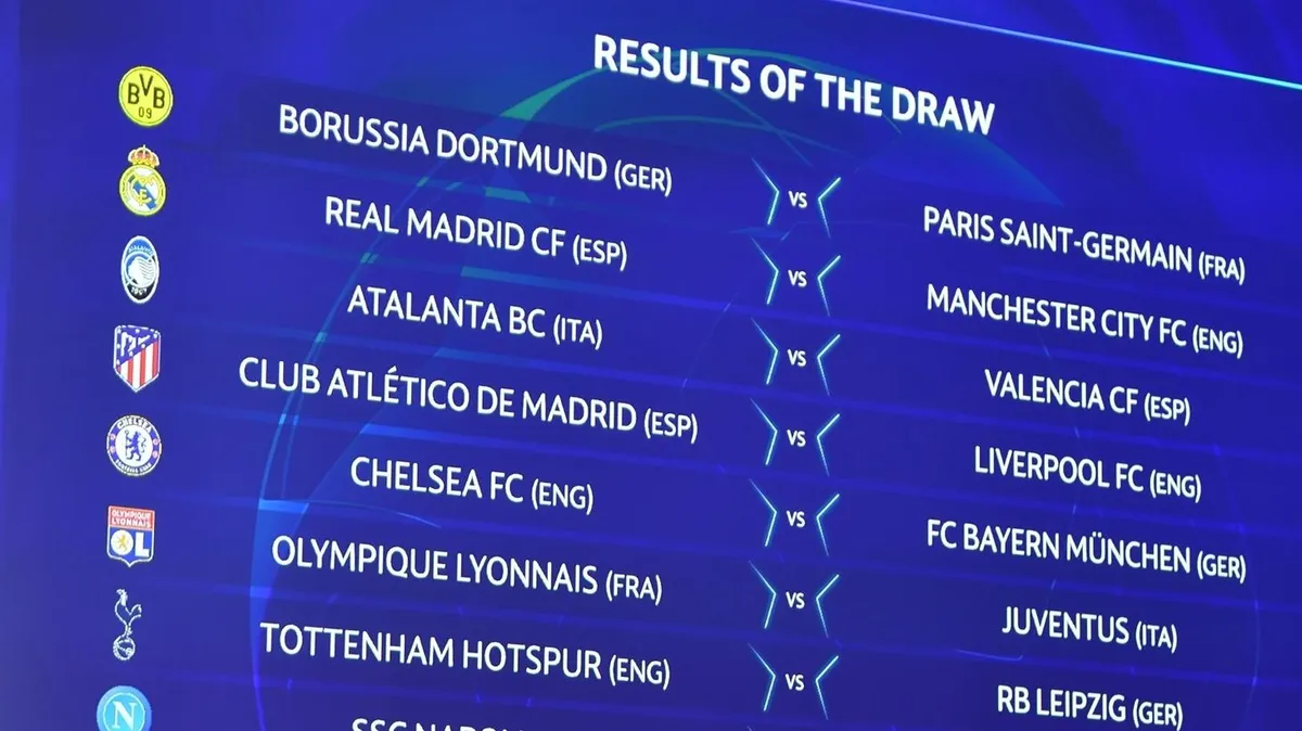 uefa results — ZA news