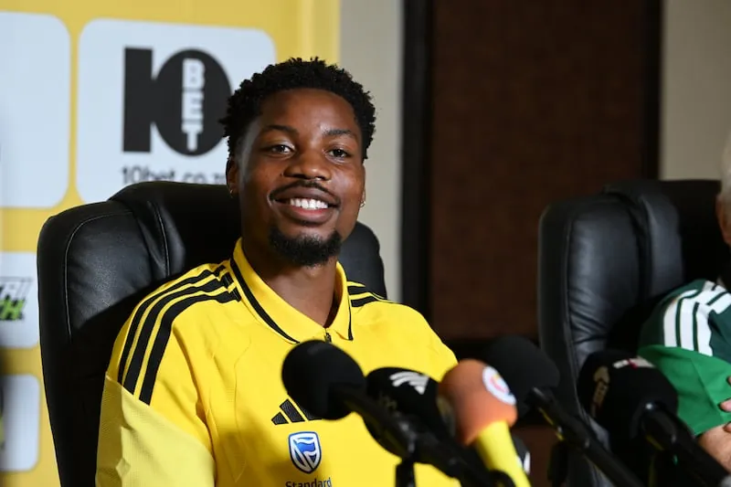 Defender Ime Okon is looking to make his mark with Bafana Bafana.(Lefty Shivambu)
